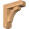 Ekena Millwork Legacy Craftsman Smooth Bracket w/ Offset Brace, Western Red Cedar, 5 1/2"W x 18"D x 18"H BKT0604X18X18LEC04SWR - alternate 1